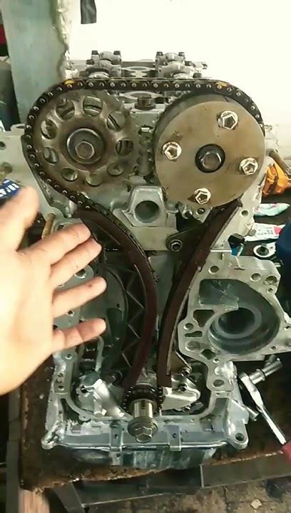 How To Fix Toyota Corolla 1zz Engine Timing Chain Mark 1zz Engine