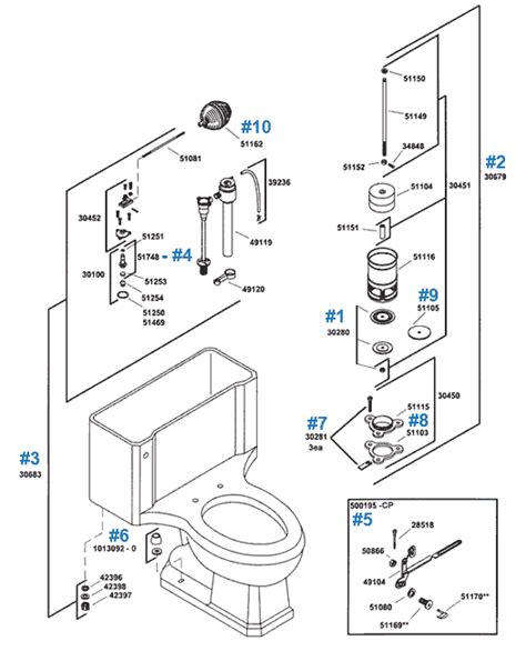 Bolton Toilet Repair Parts By Kohler