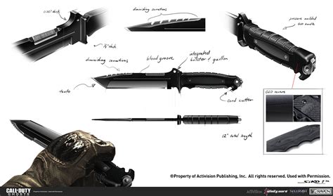 Artstation Call Of Duty Ghosts Tactical Knife