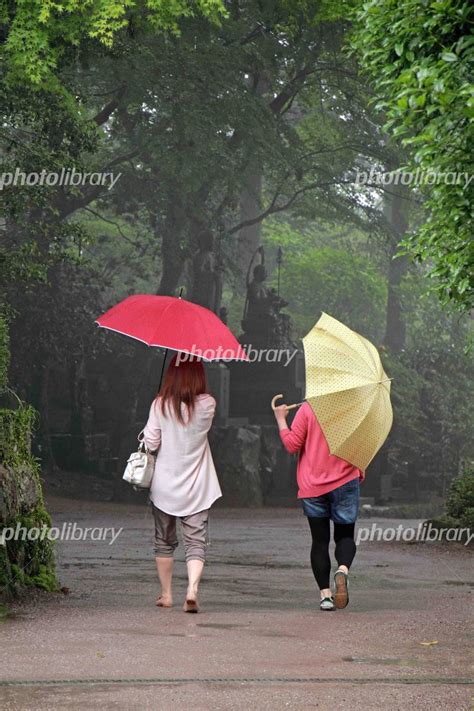 傘をさす女性 写真素材 3978609 フォトライブラリー Photolibrary