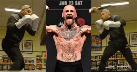 Video Conor Mcgregor Teases Ufc Return In New Boxing Training Footage