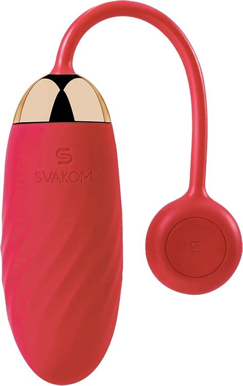 Svakom Elva Remote Control Vibrator Bullet Red Uk Health