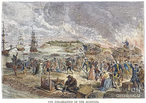 Acadian Expulsion 1755 Photograph By Granger