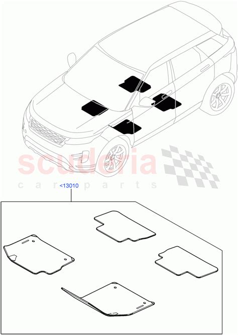 Floor Mats Changsu China V FROMMG575835 Parts For Land Rover Range