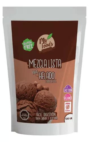 My Foods Mezcla Helado De Chocolate Sin Gluten 500 G Cuotas sin interés