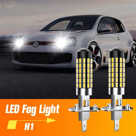 X H K Super Brilhante Branco Drl Led Bulbo Kit Feixe Alto