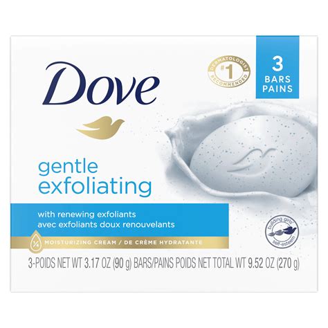 Dove Gentle Exfoliating Beauty Bar Soap - Shop Cleansers & Soaps at H-E-B