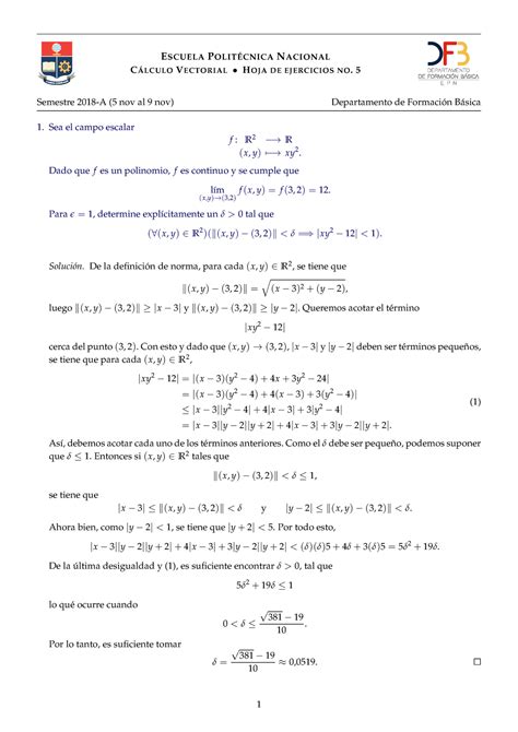 Hoja Ejercicios Vectorial 05 Sol E SCUELA P N ACIONAL C V ECTORIAL H