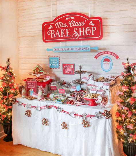 Mrs Claus Bake Shop Cookie Exchange Party Just Add Confetti