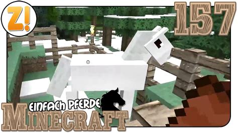 Minecraft Einfach Pferde Nderungen An Youtube Let S Play