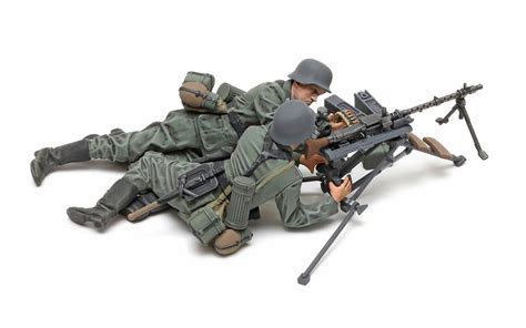 German Machine Gun Team Set Mid Wwii Tamiya Kingshobby