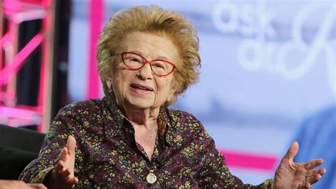 Dr Ruth Westheimer Pioneering Sex Therapist And Tv Talk Show Host