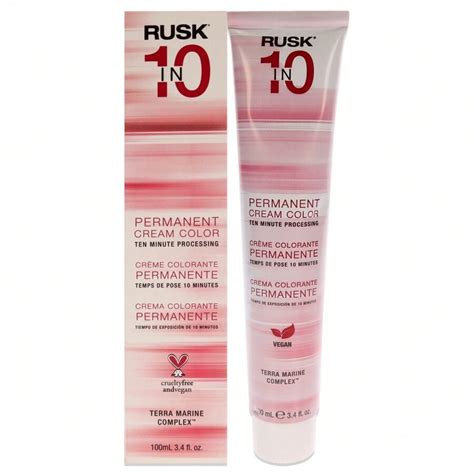Rusk Permanent Cream Color In A Medium Ash Blonde By Rusk For