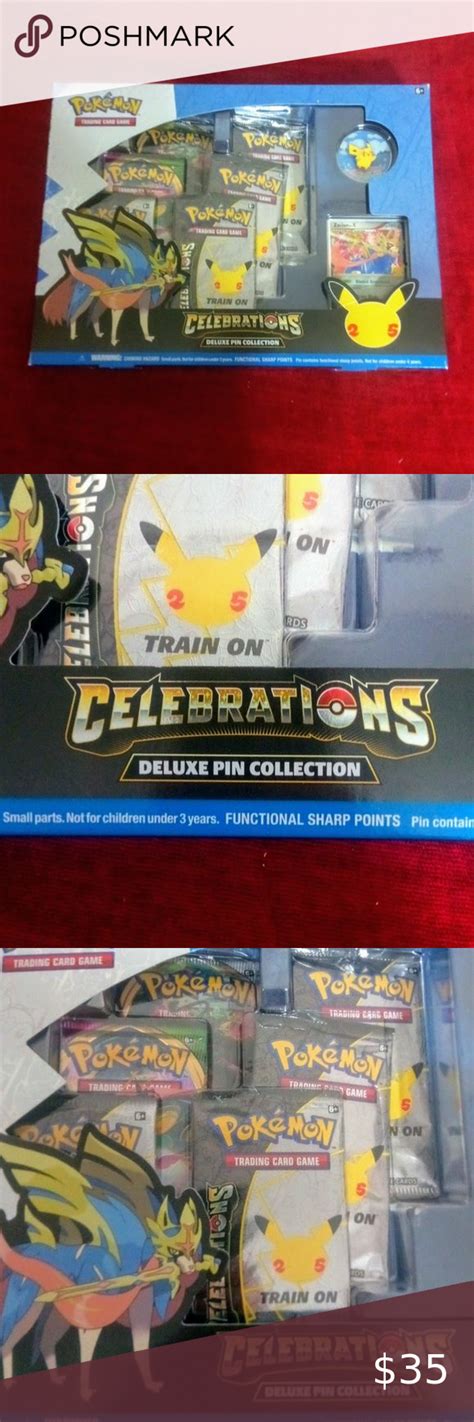 Pokemon Zacian Deluxe Pin Collection Box Collection Box Pokemon