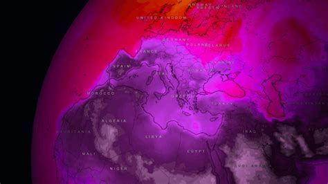 A Scorching Heatwave Now Intensifies Across The Southern Half Of Europe