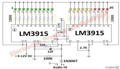 Vu Meter Lm Projetos Montagens E Mecatr Nica Eletr Nicabr