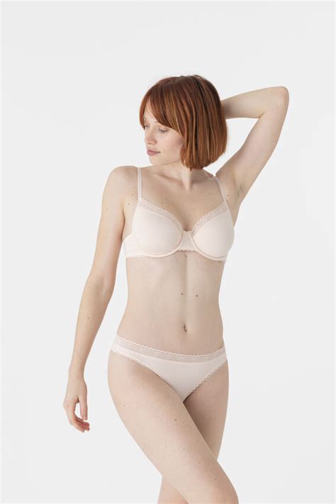 Soutien Gorge Avec Armatures Rose Clair Issu De Fibres V G Tales La