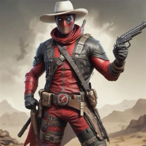 Deadpool Cowboy Concept 2 Deadpool Halloween Costume Deadpool