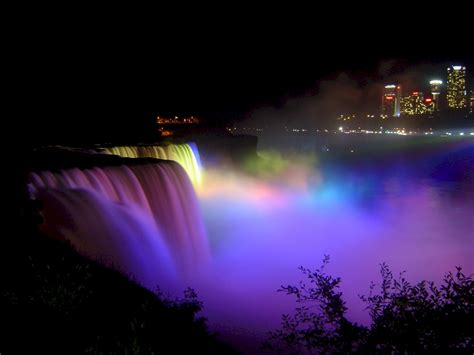 Niagara Falls Dancing Lights Free Stock Photo - Public Domain Pictures