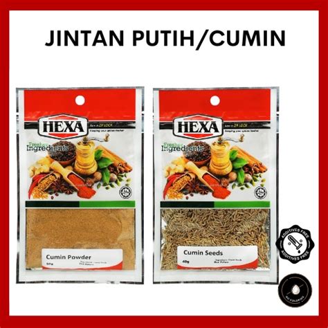 Hexa Serbuk Jintan Putih Cumin Powder Halal Shopee Malaysia