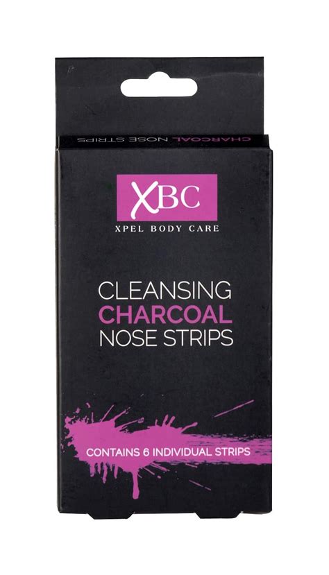 Xpel Body Care Cleansing Charcoal Pore Nose Strips For Blackhead