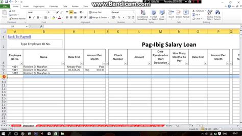 Payroll System Excel Template - earven