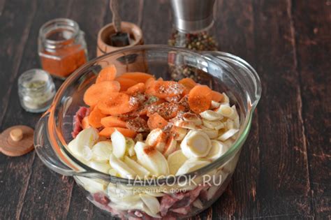 Говядина кусочками в рукаве в духовке — рецепт с фото пошагово