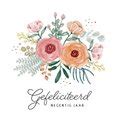 Verjaardagskaart Bloemen Boeket Gefeliciteerd Kaartje Go