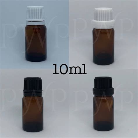 Jual Botol Kaca Amber 10ml Botol Essential Oil 10ml Tutup Hitam