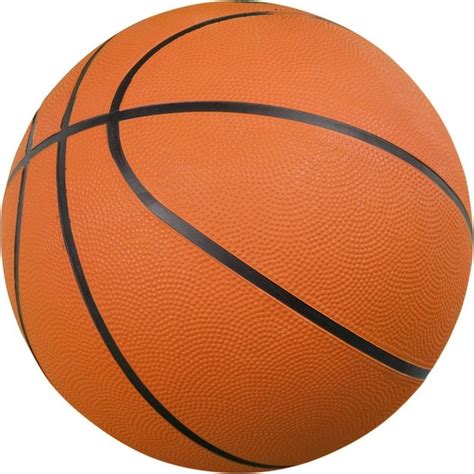 An Orange And Black Basketball On A White Background