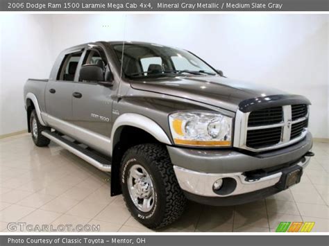 Mineral Gray Metallic 2006 Dodge Ram 1500 Laramie Mega Cab 4x4 Medium Slate Gray Interior