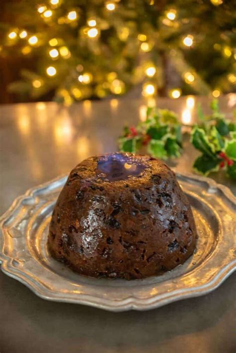 British Christmas Pudding With Brandy Sauce Culinary Ginger