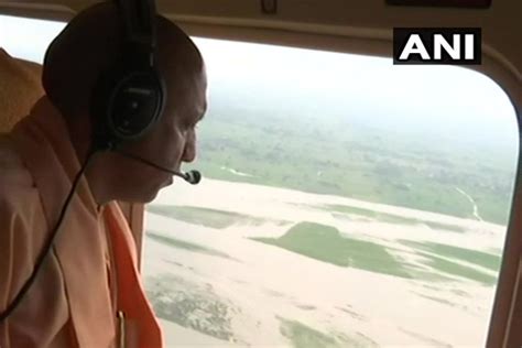 Chief Minister Yogi Adityanath Survey Of Flood Affected Area Lakhimpur