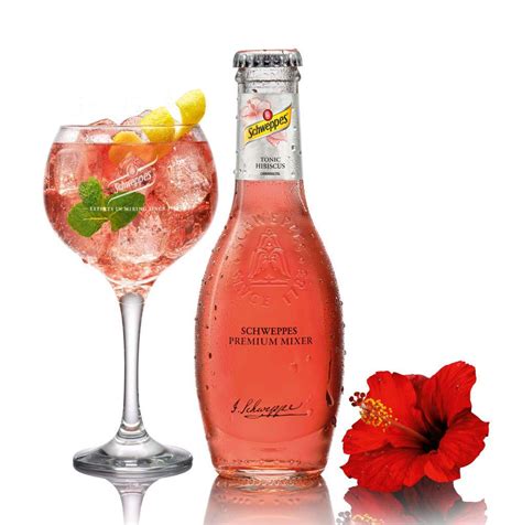 Schweppes Premium Tonic Hibiscus 02 Liter