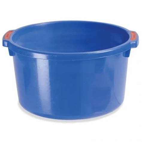 Polypropylene Blue Plastic Tub Capacity 5L Size 6inch Dia At Rs