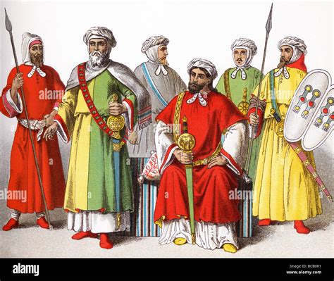 The Moorish Figures In Clothing Dating To Ad 1300 Represent A