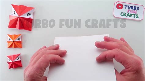 How To Make Origami Pop It Fidget Toy DIY Fox TurboFunCrafts