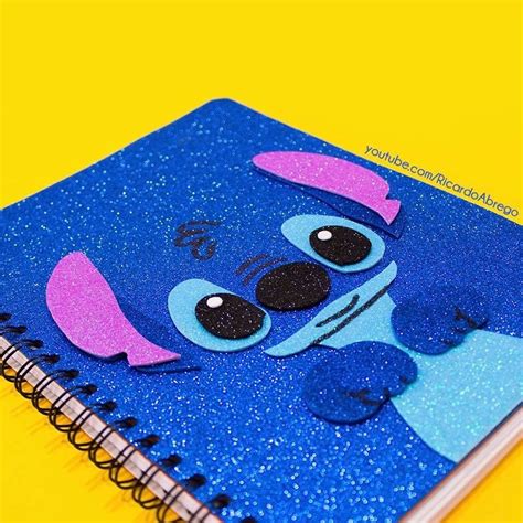 Portada De Stitch Para Cuaderno In Scrapbook Cover Diy