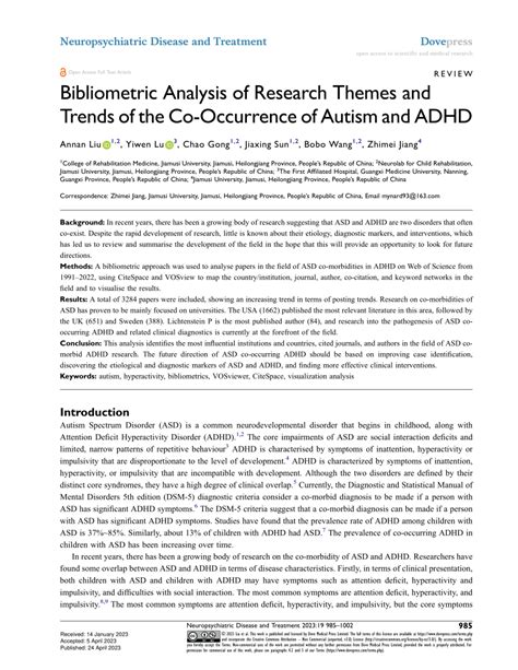 PDF Bibliometric Analysis Of Research Themes And Trends Of The Co