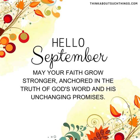 28 Beautiful September Blessings Images And Quotes Think About Such Things