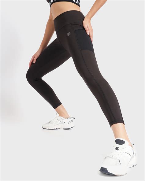 Buy Women S Black Training Tights Online At Bewakoof