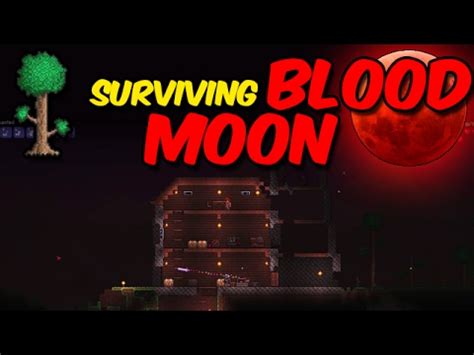 TERRARIA Surviving My First BLOOD MOON House Improvements Ep 11