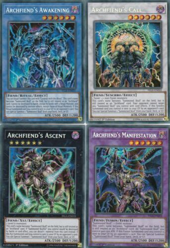 Yugioh Card Set Archfiend S Awakening Call Ascent Manifestation