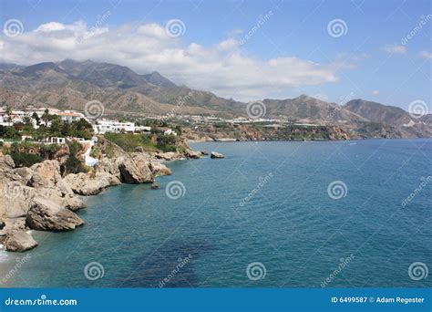 Sea View from Nerja ( Spain ) Stock Image - Image of coast, travel: 6499587