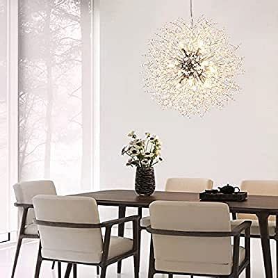 Buy Moooni Modern Led Chandelier Crystal Firework Pendant Light Fixture