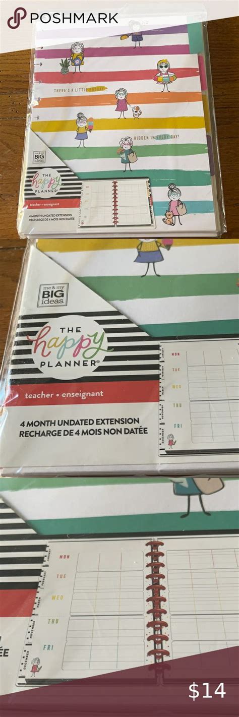 🌼Happy Planner Big Extension Pack 🌼 | Happy planner, Planner, Big planners