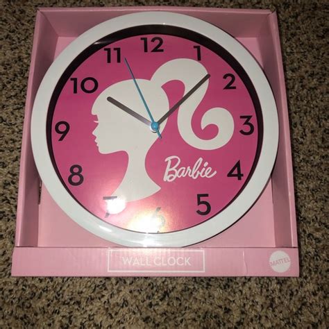 Mattel Wall Decor Barbie Clock Poshmark