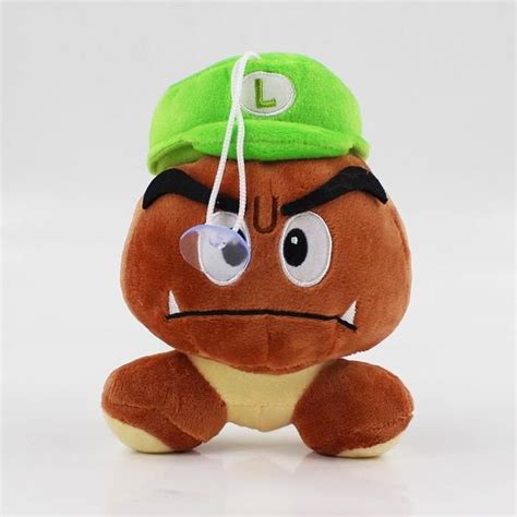 5pcs/lot 12-15cm Anime Super Mario Bros Goomba Plush Soft Stuffed Dolls ...