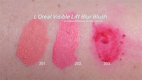 Loreal Visible Lift Blur Blush Review And Swatches Of Shades