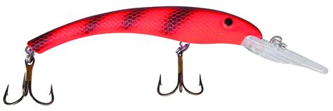 Cotton Cordell Wally Stinger Fishing Lure Fluorescent Redblack 7